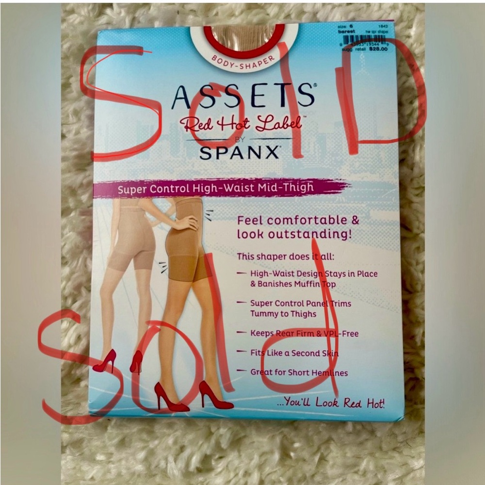 Sold not for sale. Assets Red Hot Label By Spanx